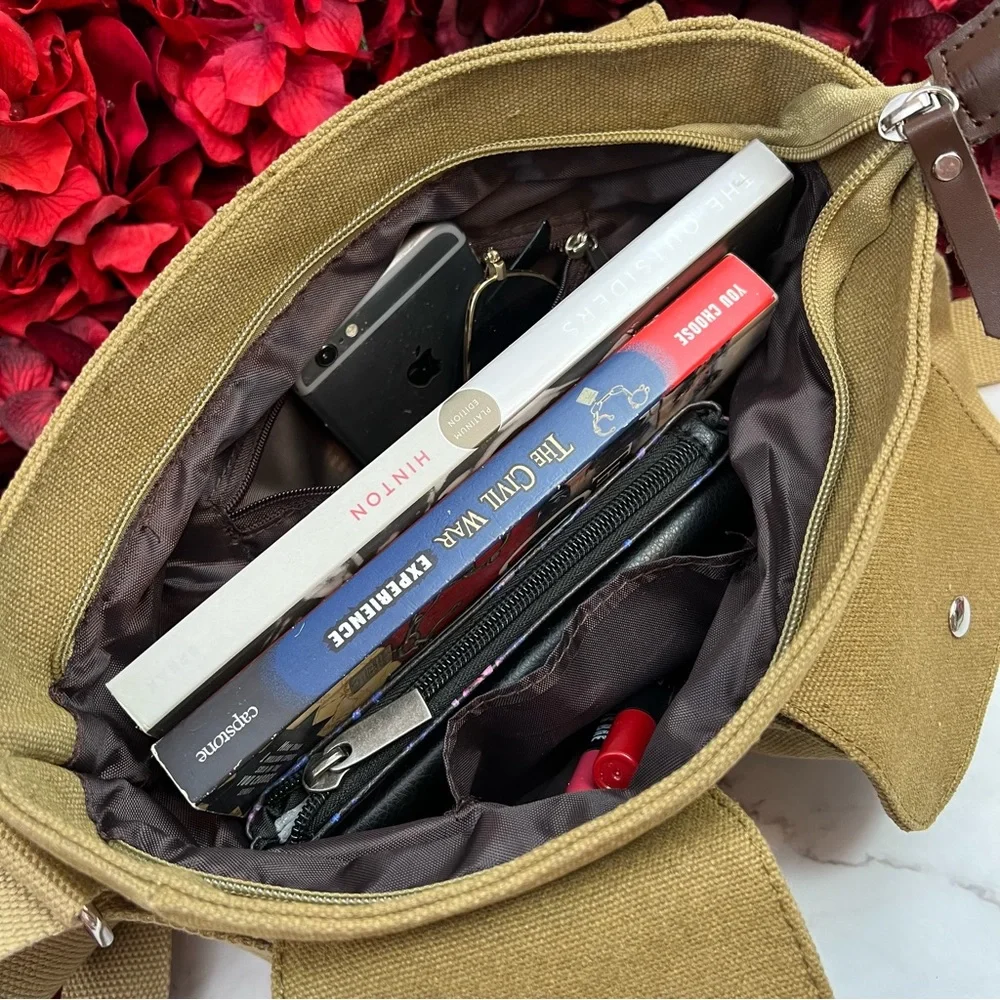 Supernatural Canvas Crossbody Messenger Bag - Picture 11 of 15